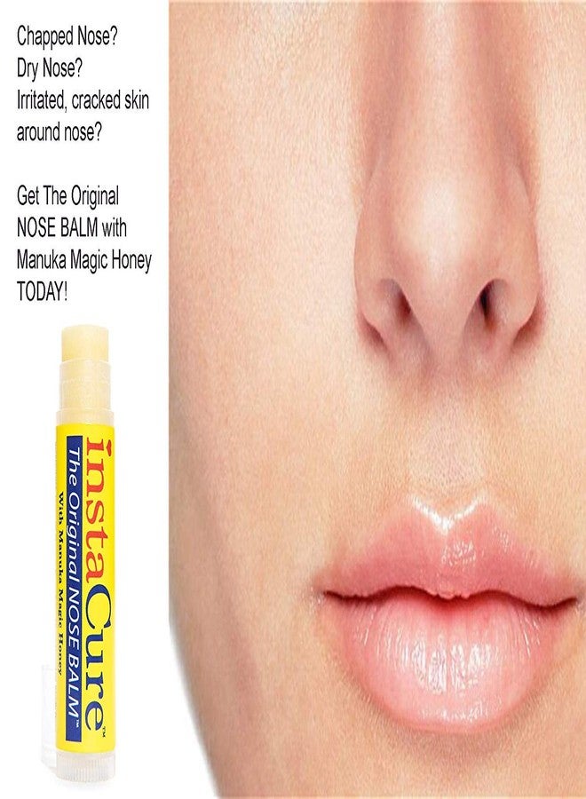 InstaCure Original Nose Balm Fast Relief for Cracked, Dry & Sore Noses, Ultra-Moisturizing Lip Repair Duo, Calming Lavender & Vanilla Overnight Lip Mask, Cooling Sweet Vanilla Mint Daytime Lip Balm - Image 4